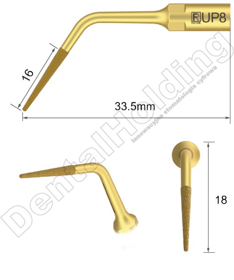 Tip do piezochirurgii UP8