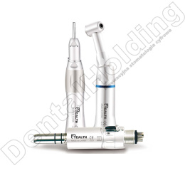 Zestaw końcówekSet: Push button contra angle 1pc Straight handpiece 1pc Air motor 1pc 2 holes